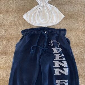Vintage Penn State Sweatpants XL Navy Wide Leg College Logo USA